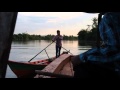 Navigation sur la rivière Preak Piphot au Cambodge