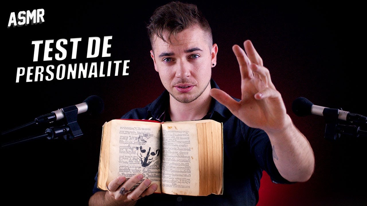 4K ASMR 1H : Test de Personnalité ( VRAIMENT )  ROLEPLAY  Frissons