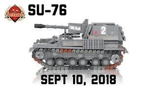 SU-76 Self-Propelled Gun - Custom Military Lego