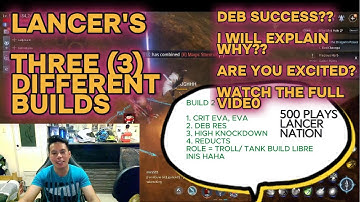 MIR 4 GLOBAL | 3 TYPES OF BUILD FOR LANCER UNIQUE AND EFFECTIVE BUILD