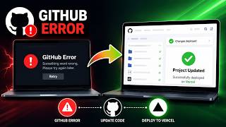 How to fix GitHub error and  Update an Existing GitHub Project & Deploy Changes to Vercel