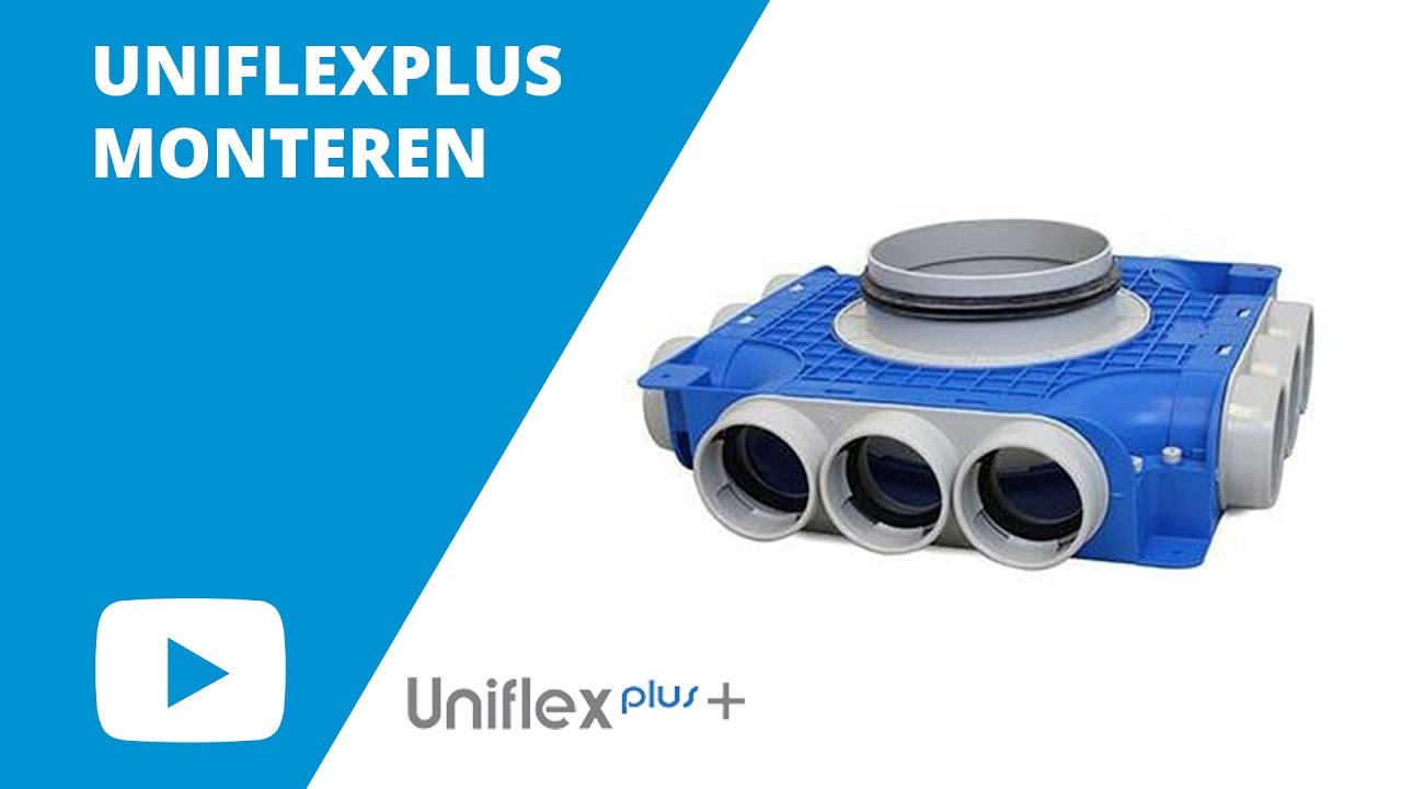 Vent-Axia Uniflexplus lijncollector voor plafond of