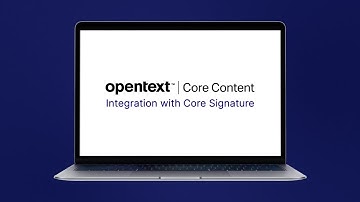 Send a document for signature | OpenText™ Core Content
