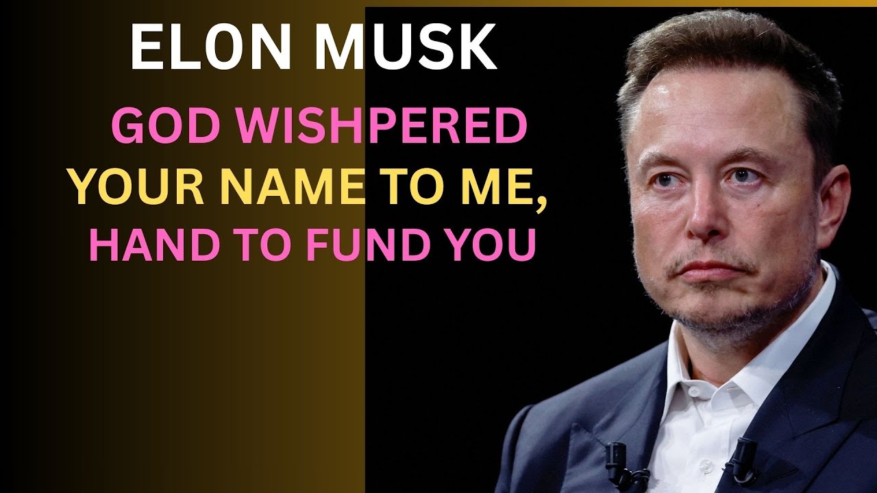 God Whispered Your Name to Me — I Had to Find You | ELON MUSK Motivational Speech 🌌🔥