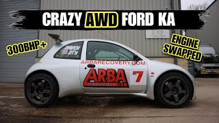 CRAZY 300BHP+ AWD FORD KA ON DYNO 🤯 **ENGINE SWAPPED**