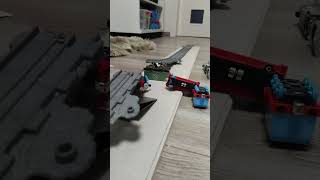 thomas and friends crushed video (toy crash) #trackmasterb#subscribe #videonb