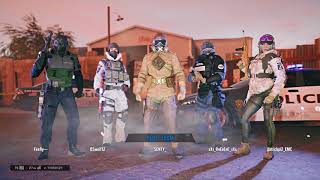 Rainbow Six Siege : Elite Mute winning animation..