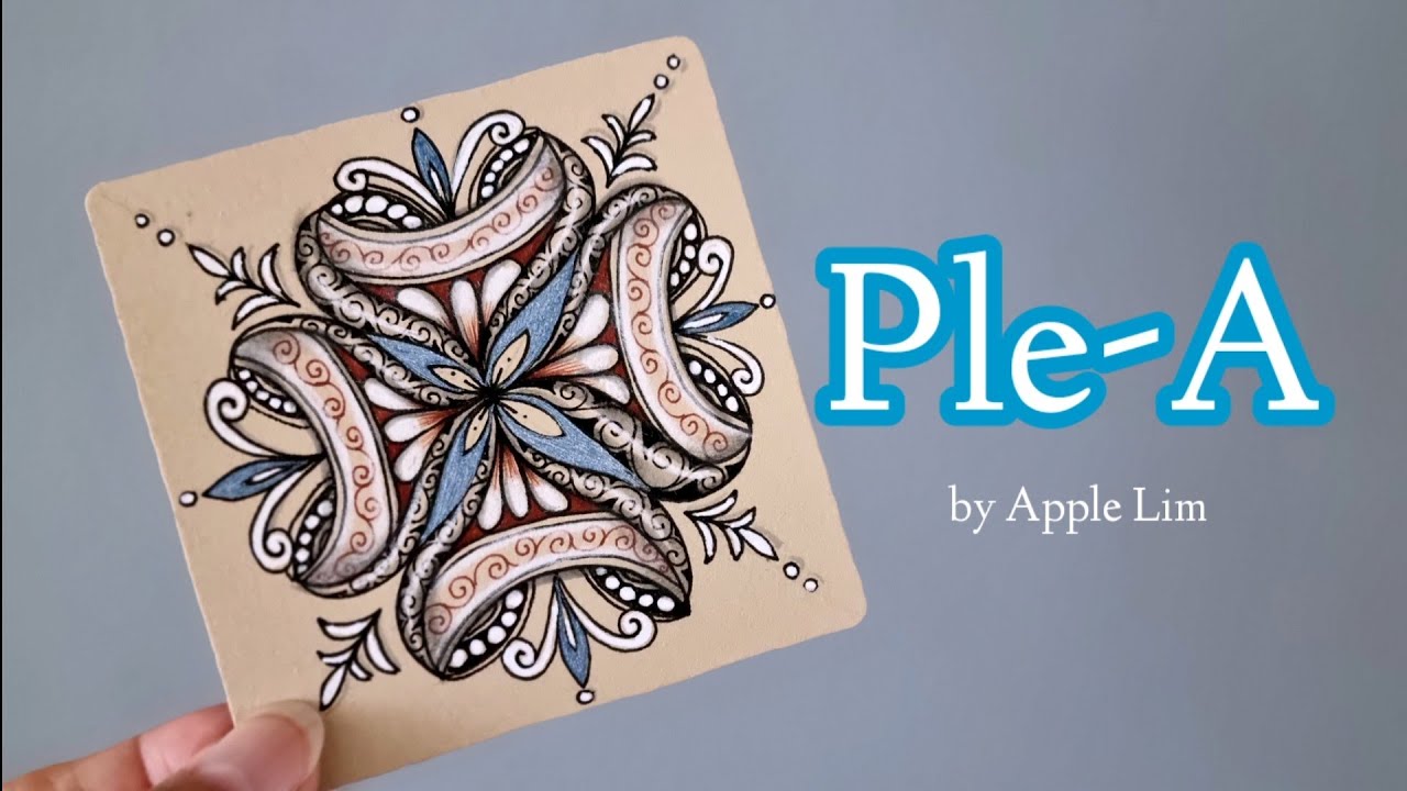 Inktober Tangles 2021/Day23/Ple-A