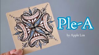 Inktober Tangles 2021/Day23/Ple-A