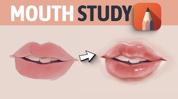 Tips To Improve Your Lip Paintings | Digital Art | Autodesk Sketchbook