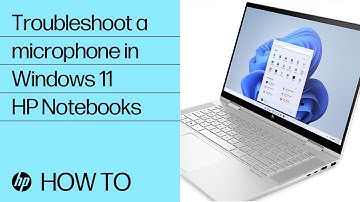 How to troubleshoot the microphone on your HP Notebook in Windows 11 | HP Support