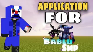 MY APPLICATION FOR BABLU SMP || MINECRAFT screenshot 2