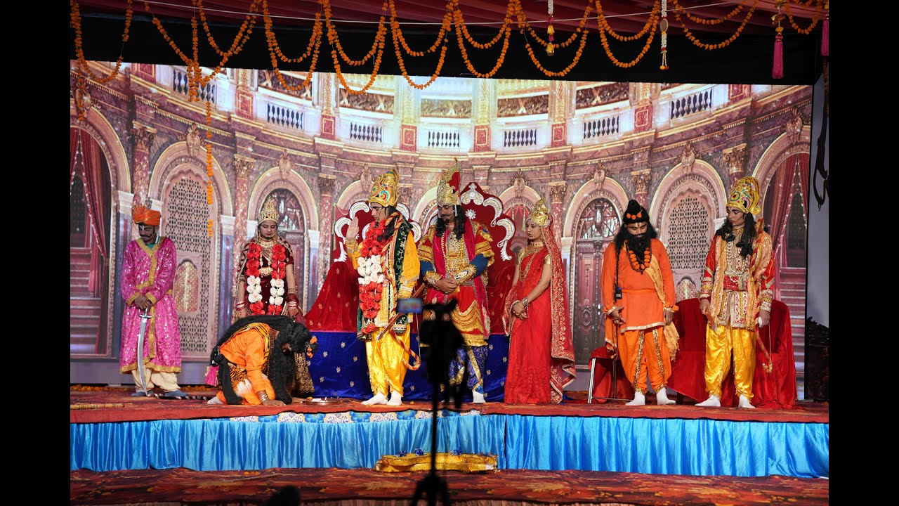 रामलीला मंच गोपेश्वर द्वारा आयोजित रामलीला मंचन का आज दशम दिवस कुंभकर्ण, मेघनाथ, अहिरावण,रावण वध