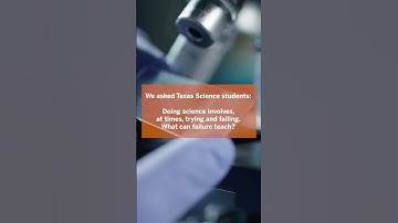 Doing science involves, at times, trying and failing. What can failure teach?