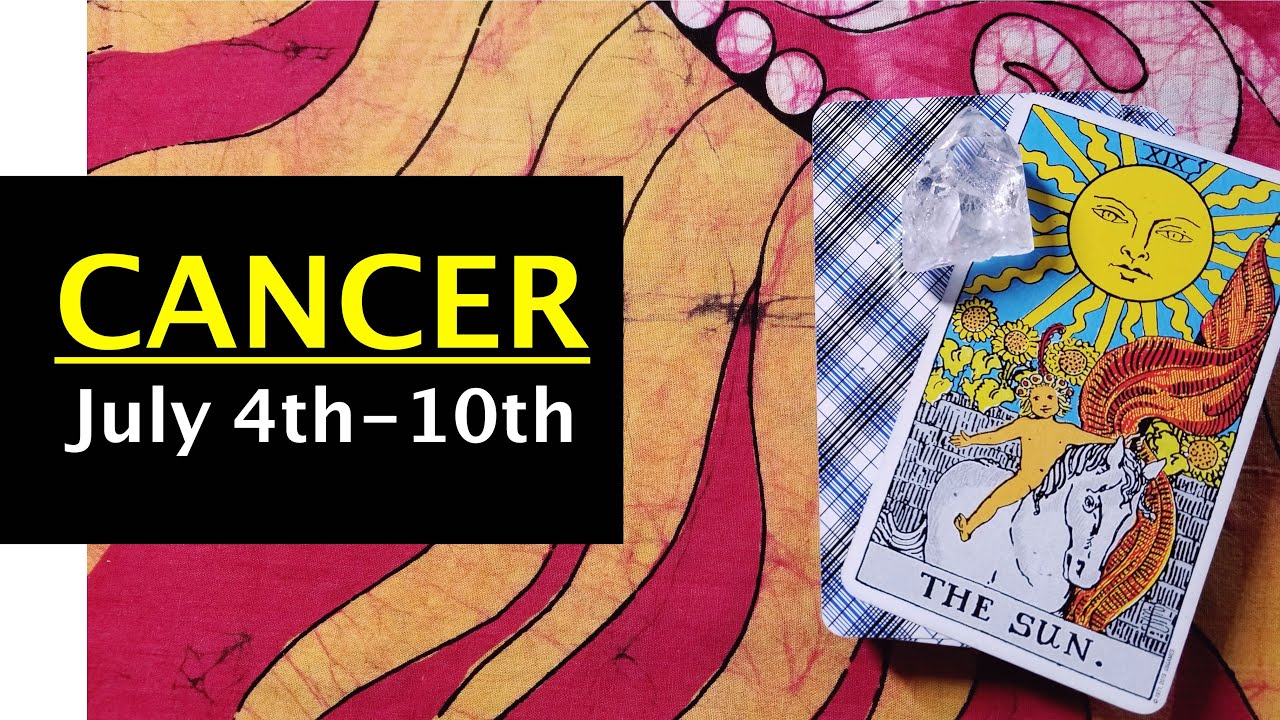 CANCER THEY SPY ON YOU! JULY 4th-10th  Love Tarot Reading
