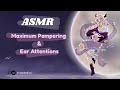 [3DIO/ASMR] Deep Male Voice, Maximum Pampering and Ear Attentions~ ♡♡♡