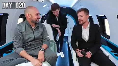 Survive 100 Days Trapped In A Private Jet, Keep It - Mr Beast