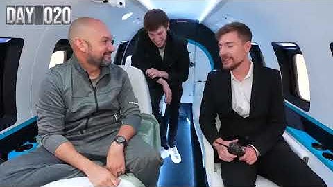 Survive 100 Days Trapped In A Private Jet, Keep It - Mr Beast