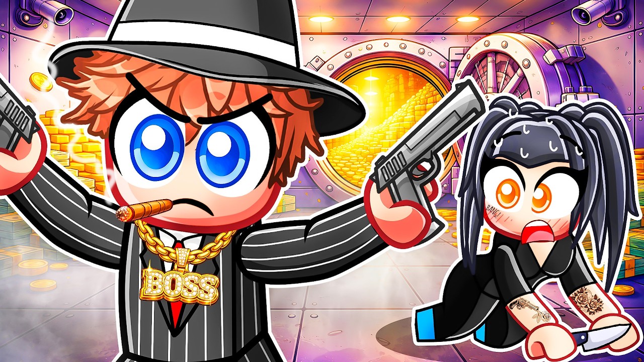 I Became a PROTECTIVE CRIME BOSS in Roblox Rob It!