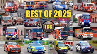 [BEST OF 2025!] LIGHTS \u0026 SIRENS! | TGG Global Emergency Responses 🌎🚨