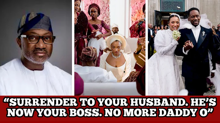 Femi Otedola’s Loving Speech at His Daughter Temi and Mr Eazi Wedding in Iceland 