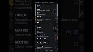CalcES Modo estadístico screenshot 1