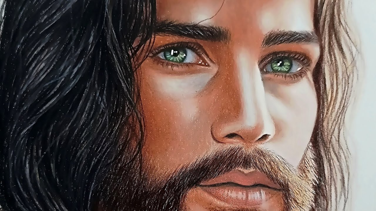 Speed drawing ritratto di Gesù