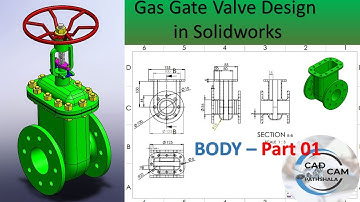 Solidworks Tutorial || Gas Gate Valve || Body- Part 01|| CAD CAM Pathshala