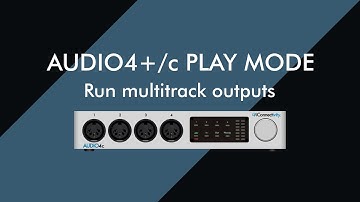 AUDIO4+/c setup - PLAY option - PRIME/Playback/Tracks