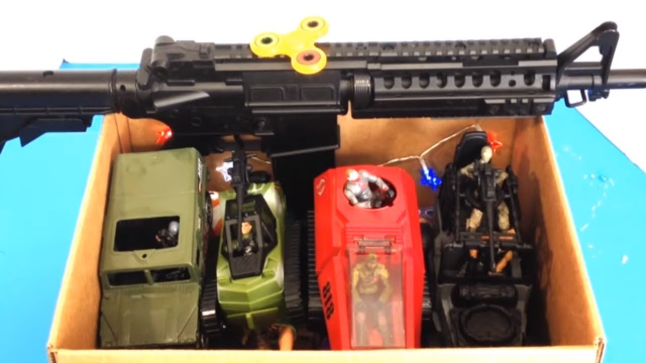 Box of Toys 🎁 Box Full of Toys 💥 Kids Toys 🔫 Toy Guns ⚔️ Fidget Spinner