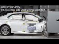 2018-2021 Toyota Camry IIHS Passenger-Side Small Overlap Crash Test (Extra Angles)