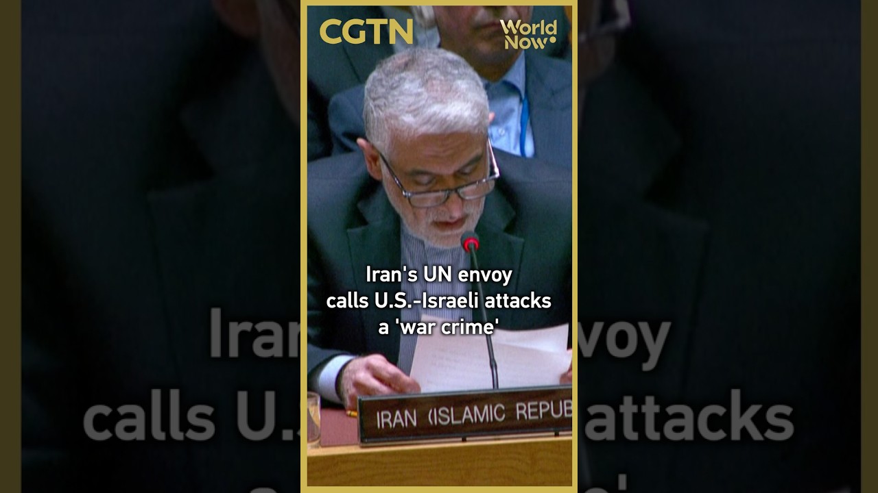 Iran's UN envoy calls U.S.-Israeli attacks a 'war crime'