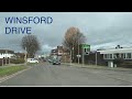 Drive through winsford cheshire over to town centre wi