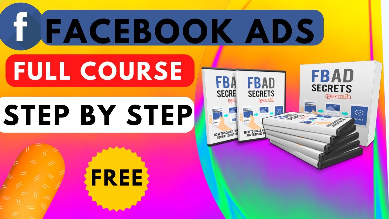 Facebook Ads Full course ! Facebook ads tutorial for beginners Step by ...