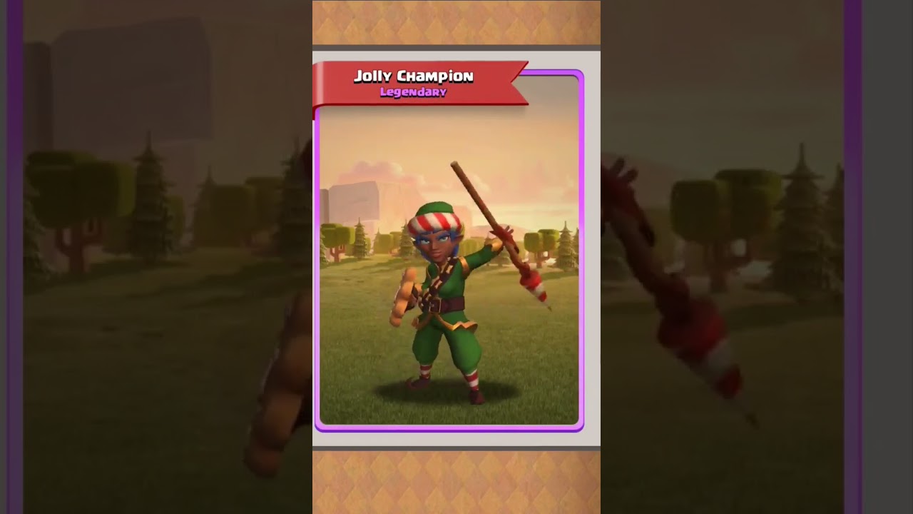 Jolly Champion Skin Animations | Clash of Clans 