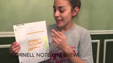 AVID Cornell Notes Video
