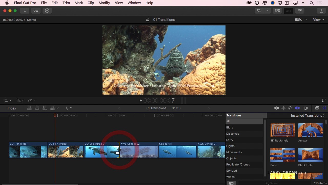 how to add transition effects download to final cut pro