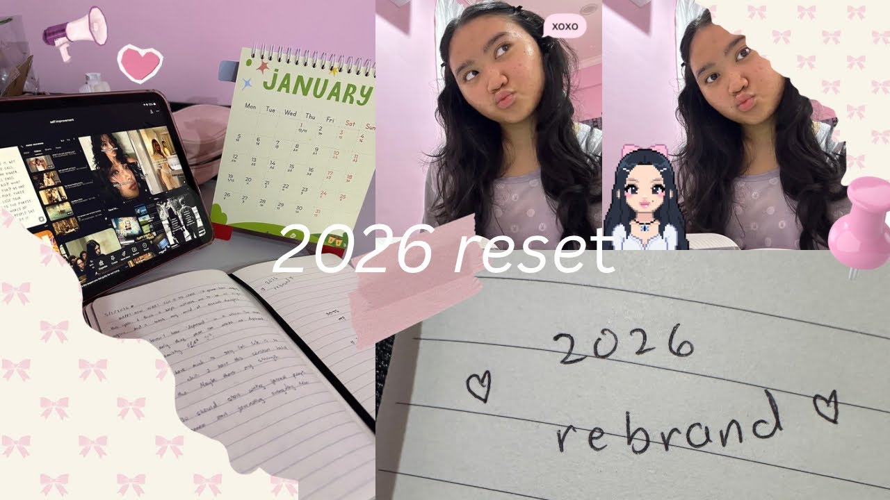 2026 reset 🎀⏱️ || 2026 rebrand, room makeover, productivity vlog