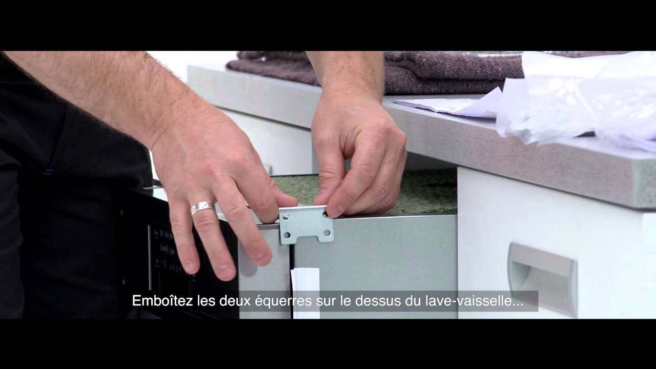 Comment poser un lave-vaisselle encastrable de marque ELECTROLUX et FAURE  avec une façade intégrale ?