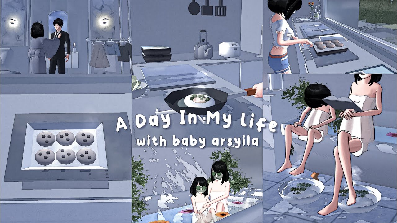 ᝰ┊A day in my life with baby arsyila ‹3 ꒦꒷「 jadi ibu rumah tangga  」ᥫ᭡ ┊Sss ꕤ