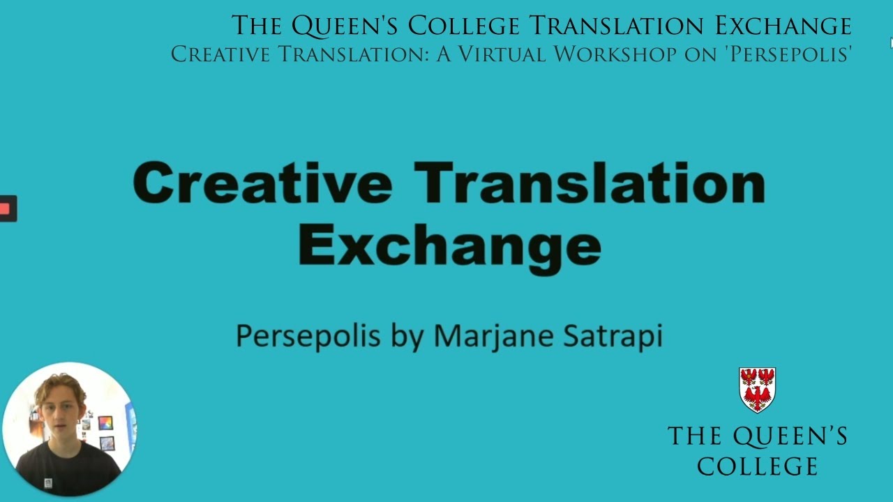 Creative Translation A Virtual on ‘Persepolis’ YouTube