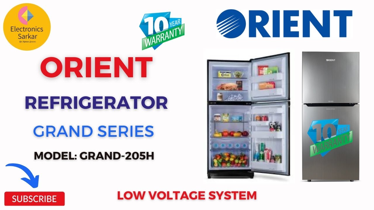 Orient Refrigerator Grand Series 205H Unboxing and Review