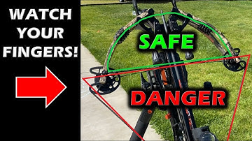 How To Safely Load/Unload A Crossbow - WATCH YOUR FINGERS!