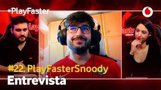 SnoodyBoo: "Se me petó el portátil por las alertas de los follows" | Entrevista #PlayFasterSnoody