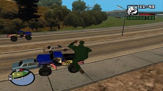 Gta Sa Monster Truck Glitch is FUN