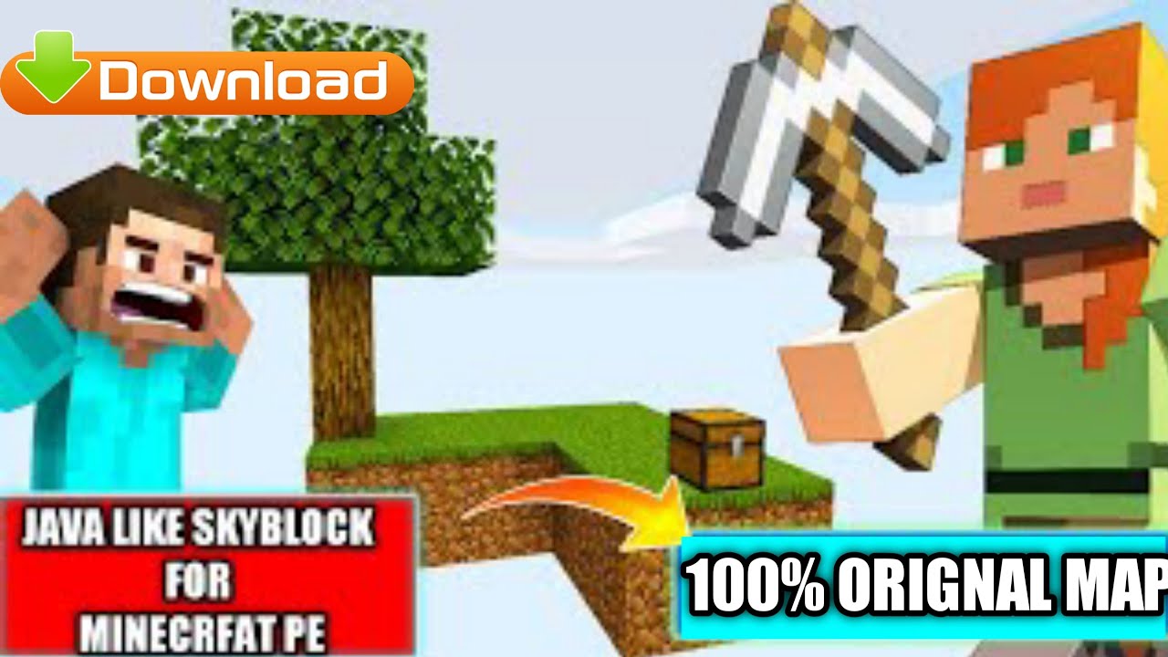 How To Download Skyblock in Minecraft pocket edition . Skyblock install ...