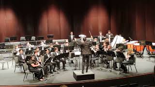 San Marcos High school Concert Band @ 2022 SBCC String & Wind Festival.
