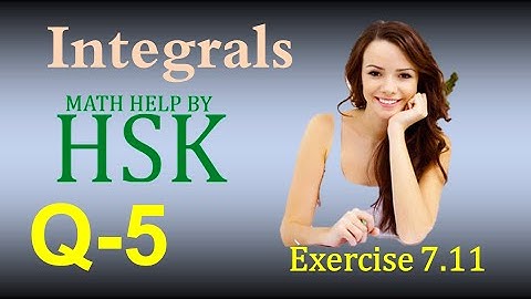 ex7#11 Q5 ncert maths solution integrals chapter 7 class 12
