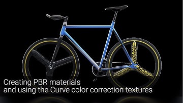 V-Ray Next for Rhino – Creating PBR materials and using the Curve color correction textures