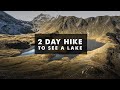 I hiked 2 DAYS to see A LAKE! | Hiking and landscape photography in Austria/Germany